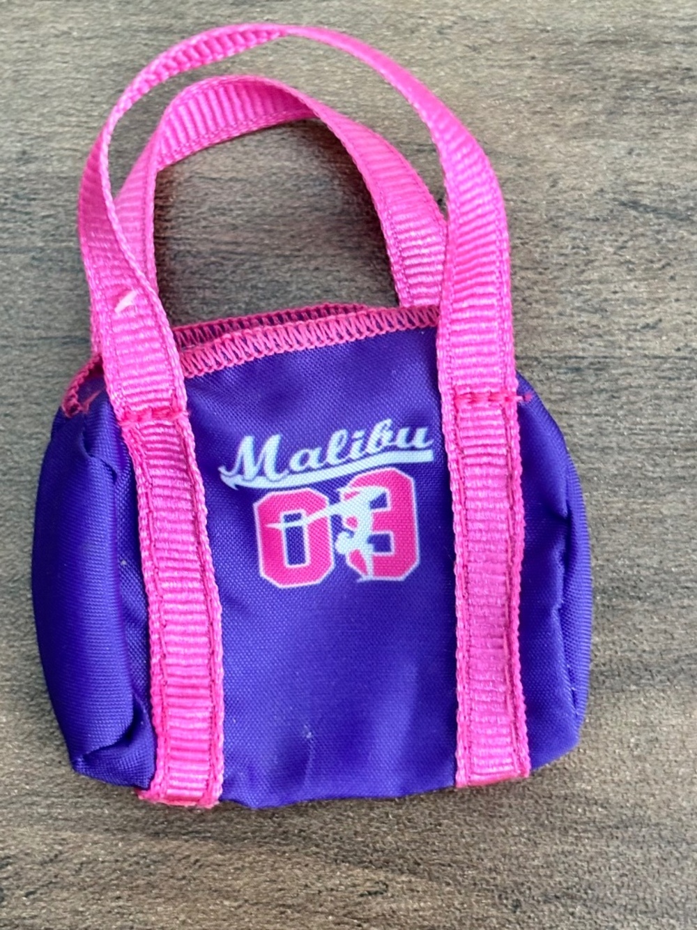 Barbie Team Stacie Gymnastics Doll 2018 Mattel Malibu Purple GYM BAG Replacement